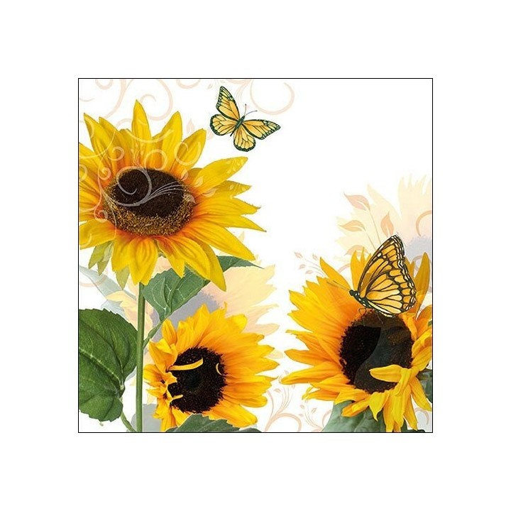 Ambiente - Lunch Napkin - Sunny Butterfly