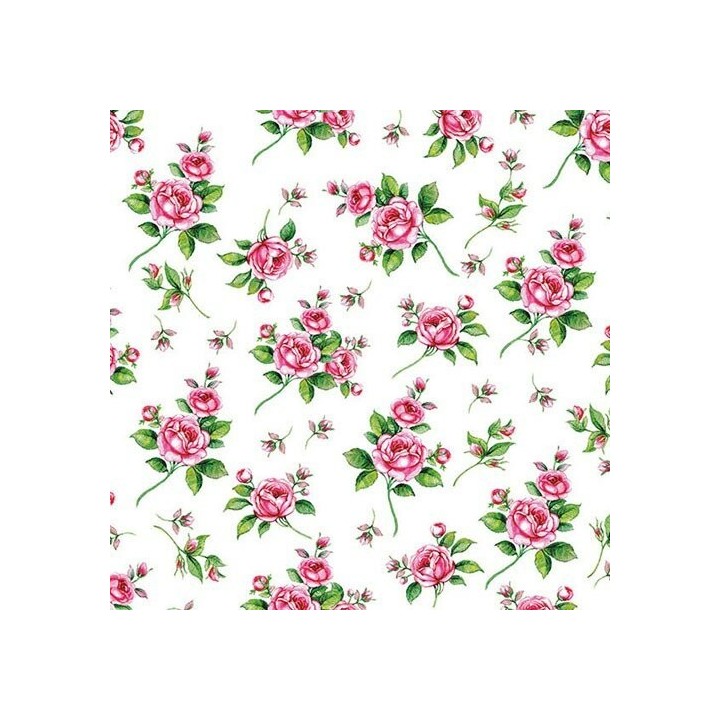 1 Pack Paper Lunch Napkins - Evelyn White - Ambiente