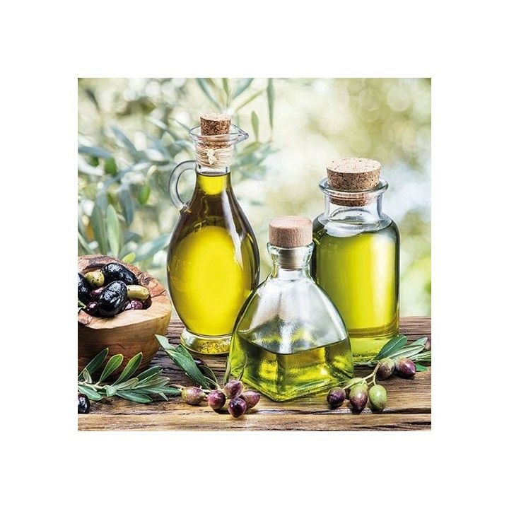 paper Lunch Napkins - Oil Bottles - Ambiente