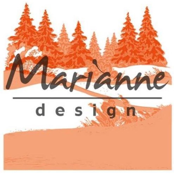 Marianne Design - Embossing folder - Winterwood - DF3441