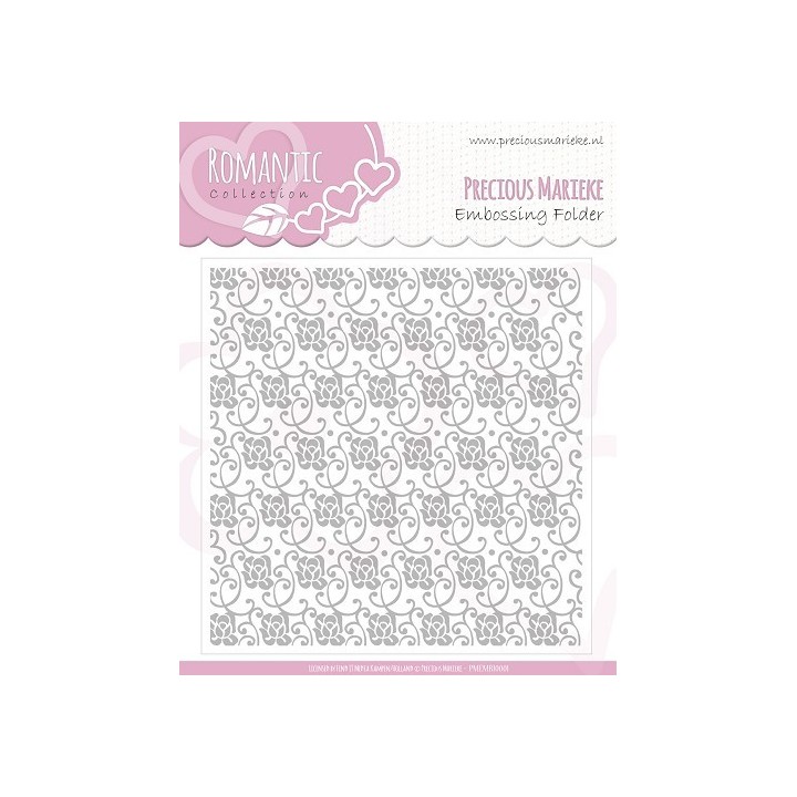 Precious Marieke - Embossing folder - Romance | Geschenkenlaantje