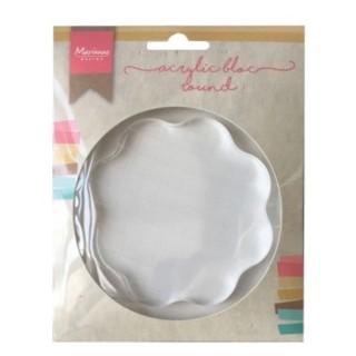 Marianne Design - Acrylic bloc round 10cm