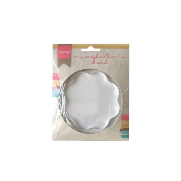 Marianne Design - Acrylic bloc round 10cm