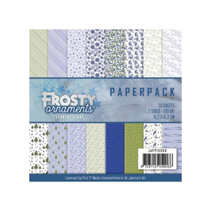 Jeanine's Art - Paperpack - Frosty Ornaments
