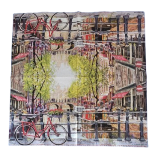 Ambiente - Lunch Napkin - Amsterdam Canal | Geschenkenlaantje