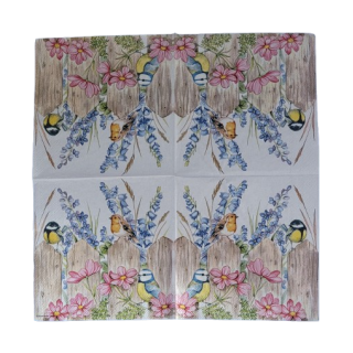 Ambiente - Lunch Napkin - Birds on Fence | Geschenkenlaantje