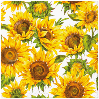 PAW - Lunch Napkins - Dancing Sunflowers