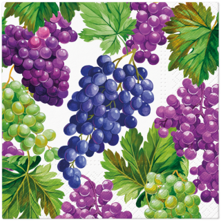 PAW - Lunch servetten - Natural Grapes