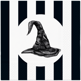 PAW - Lunch Napkins - Striped hat