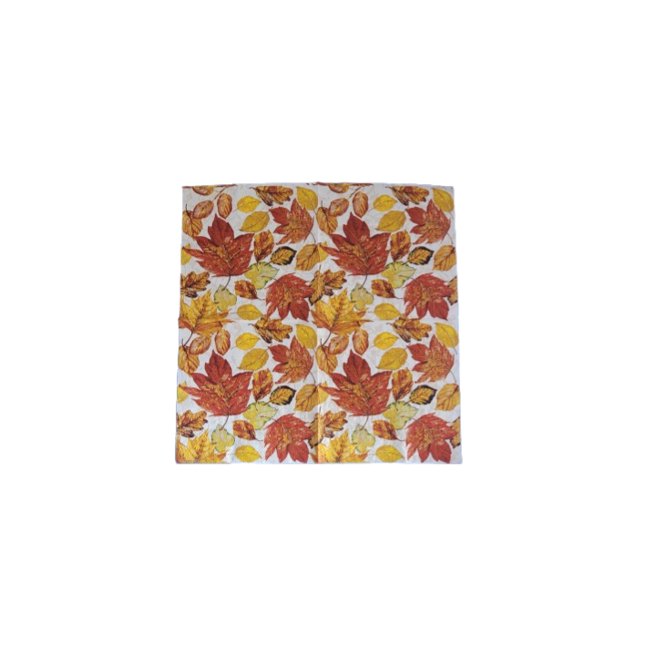 paper lunch napkins - Leaves - | Geschenkenlaantje
