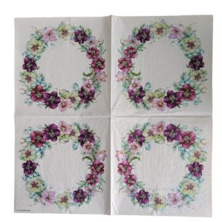 Ambiente - Lunch Napkin - Christmas Rose White | Geschenkenlaantje