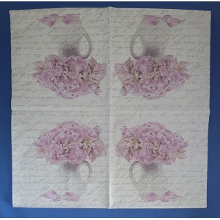 Sagen Vintage Design - Lunch Napkin - Flowers in Mug | Geschenkenlaantje