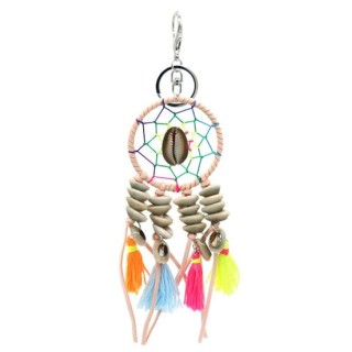 Bag / keychain dream catcher with shells | Geschenkenlaantje