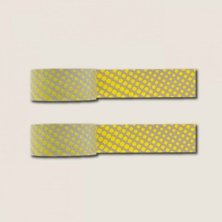 Adhesive tape - 2 rolls - Bright dots - 20mm wide - Wowgoods